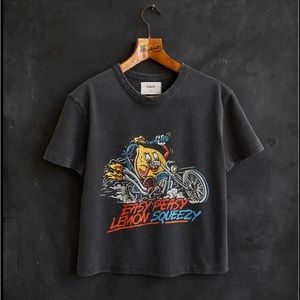 P&Co easy peasy lemon acid washed tshirt- limited edition